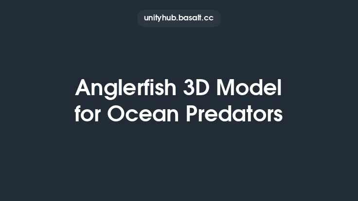 Anglerfish 3D Model for Ocean Predators Thumbnail