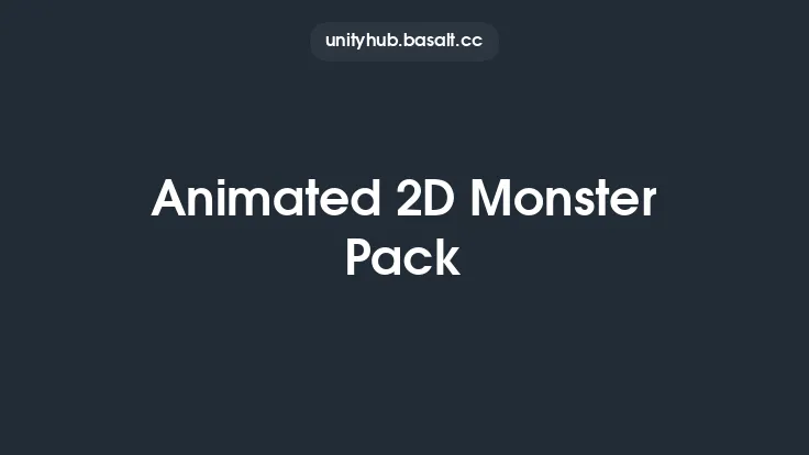 Animated 2D Monster Pack Thumbnail