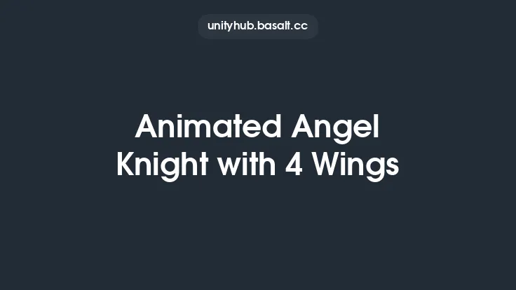 Animated Angel Knight with 4 Wings Thumbnail