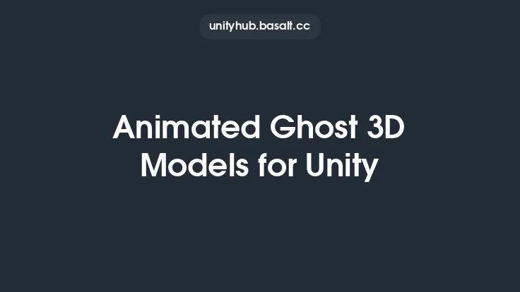 Animated Ghost 3D Models for Unity Thumbnail