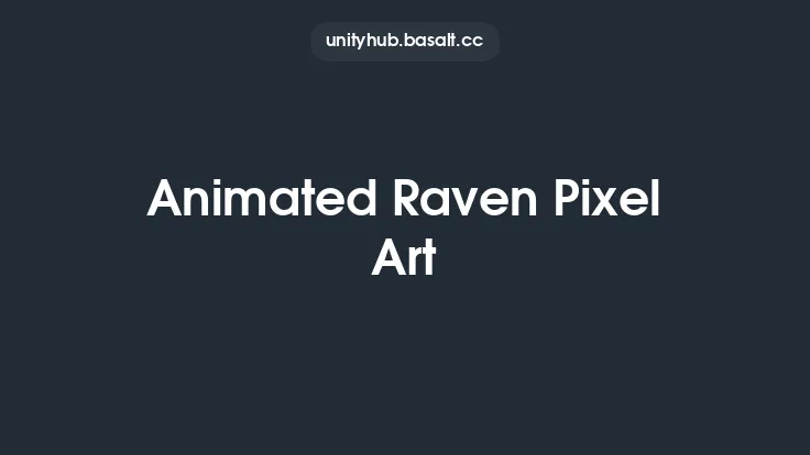 Animated Raven Pixel Art Thumbnail