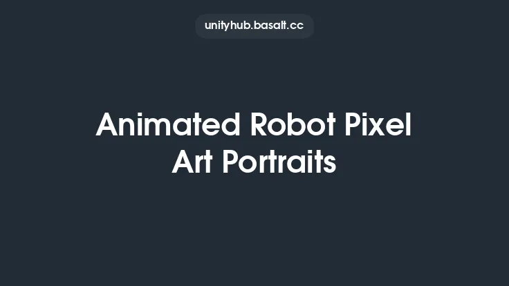 Animated Robot Pixel Art Portraits Thumbnail