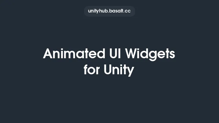 Animated UI Widgets for Unity Thumbnail
