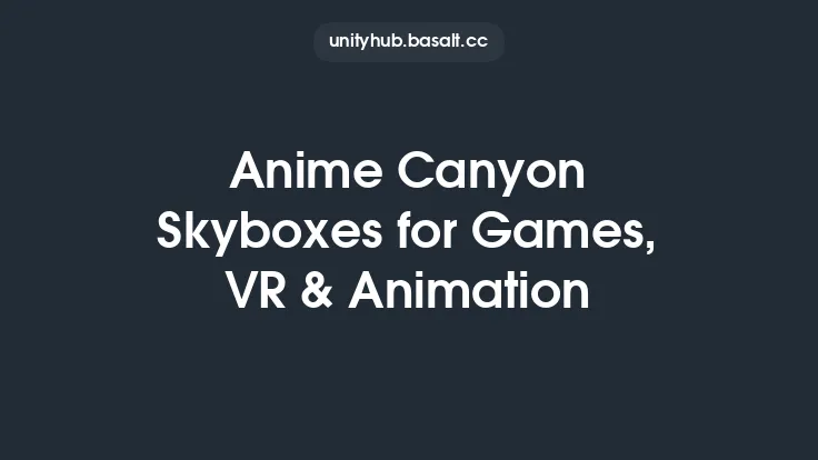 Anime Canyon Skyboxes for Games, VR & Animation Thumbnail