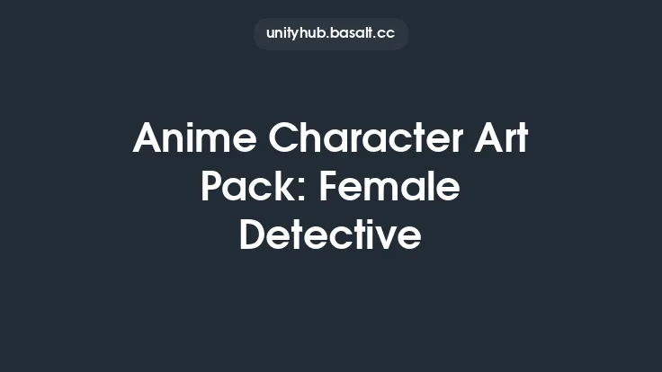 Anime Character Art Pack: Female Detective Thumbnail
