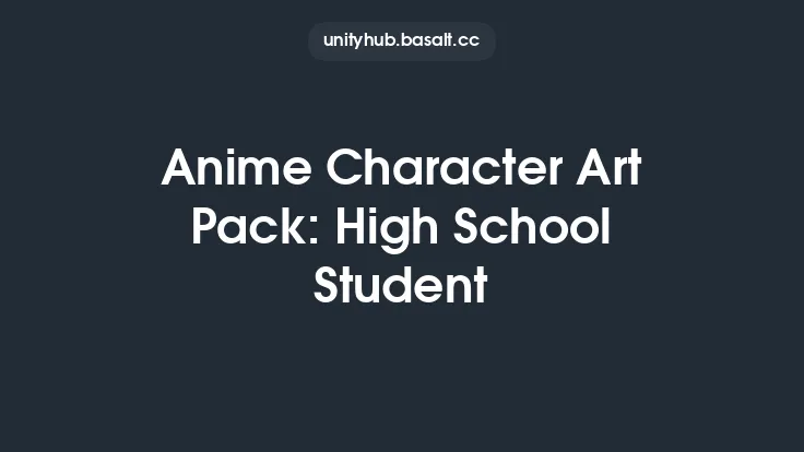 Anime Character Art Pack: High School Student Thumbnail