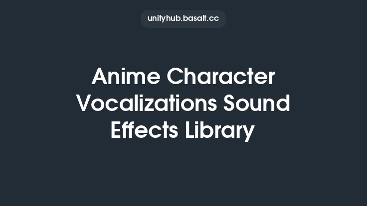 Anime Character Vocalizations Sound Effects Library Thumbnail