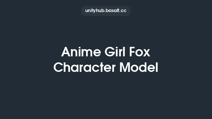 Anime Girl Fox Character Model Thumbnail