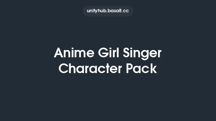 Anime Girl Singer Character Pack Thumbnail