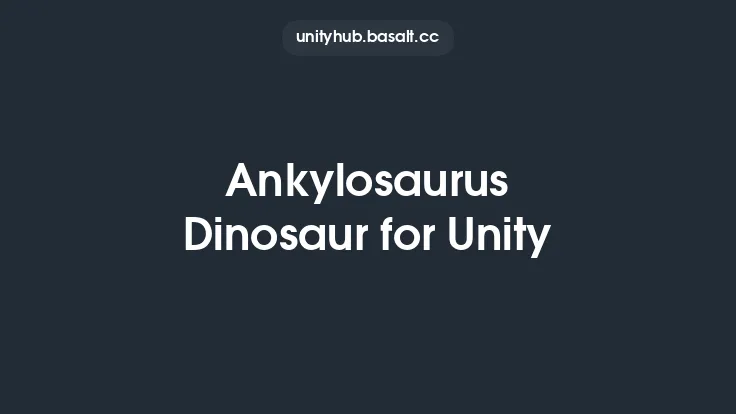 Ankylosaurus Dinosaur for Unity Thumbnail