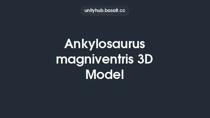 Ankylosaurus magniventris 3D Model Thumbnail