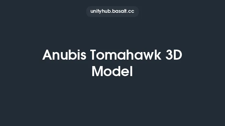 Anubis Tomahawk 3D Model Thumbnail