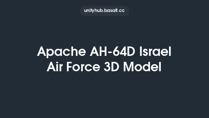Apache AH-64D Israel Air Force 3D Model Thumbnail