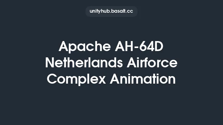 Apache AH-64D Netherlands Airforce Complex Animation Thumbnail