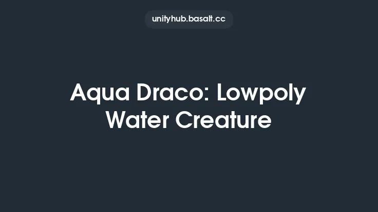 Aqua Draco: Lowpoly Water Creature Thumbnail