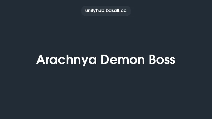 Arachnya Demon Boss Thumbnail