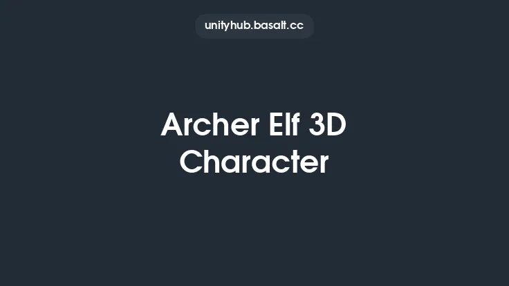 Archer Elf 3D Character Thumbnail