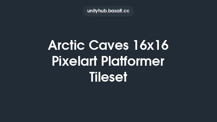 Arctic Caves 16x16 Pixelart Platformer Tileset Thumbnail