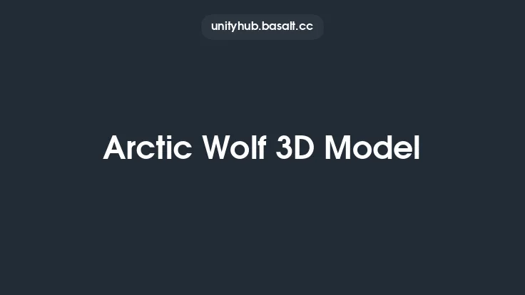 Arctic Wolf 3D Model Thumbnail