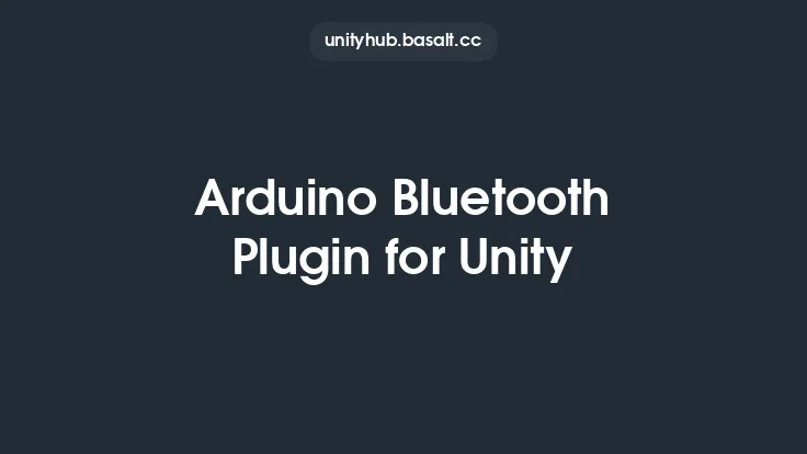 Arduino Bluetooth Plugin for Unity Thumbnail