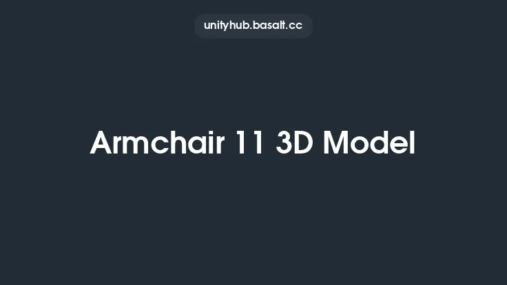 Armchair 11 3D Model Thumbnail