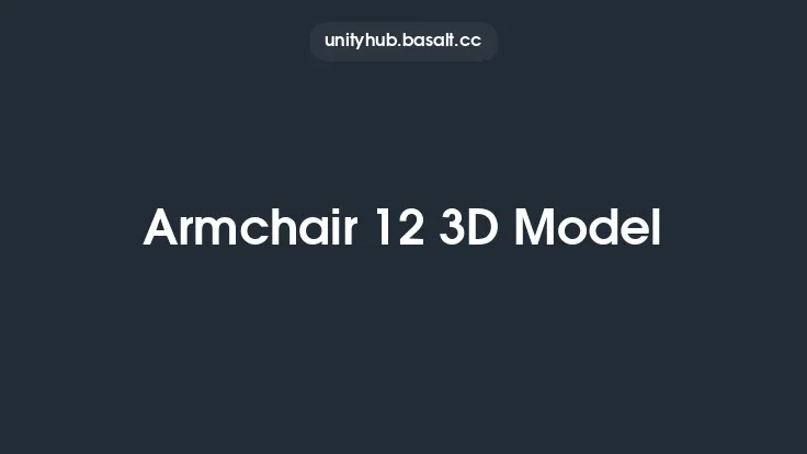 Armchair 12 3D Model Thumbnail
