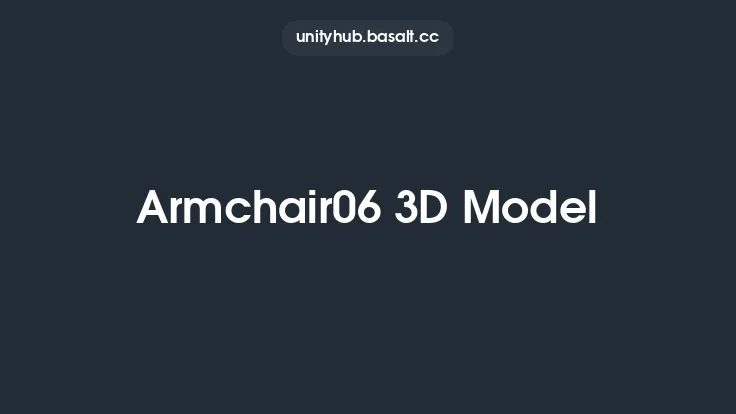 Armchair06 3D Model Thumbnail