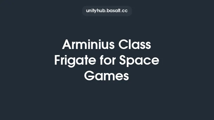 Arminius Class Frigate for Space Games Thumbnail