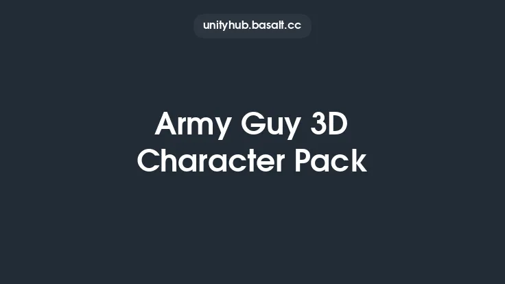Army Guy 3D Character Pack Thumbnail