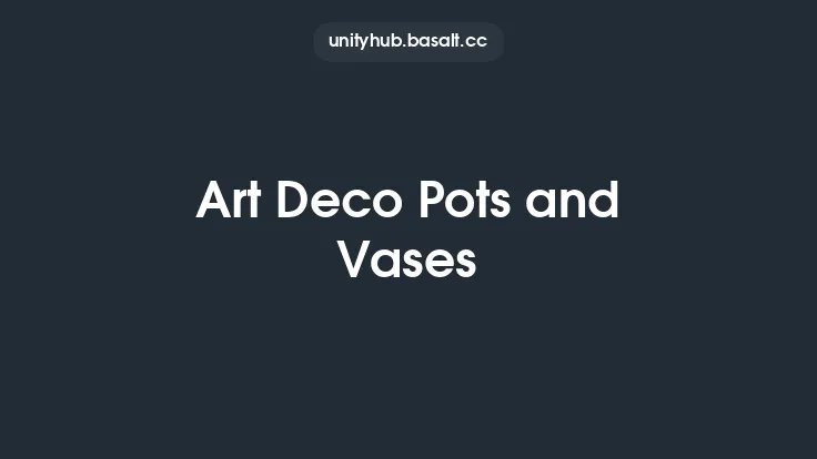 Art Deco Pots and Vases Thumbnail