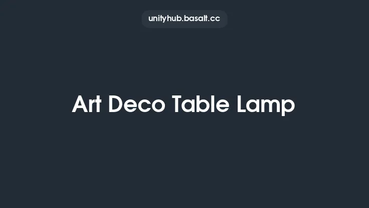 Art Deco Table Lamp Thumbnail