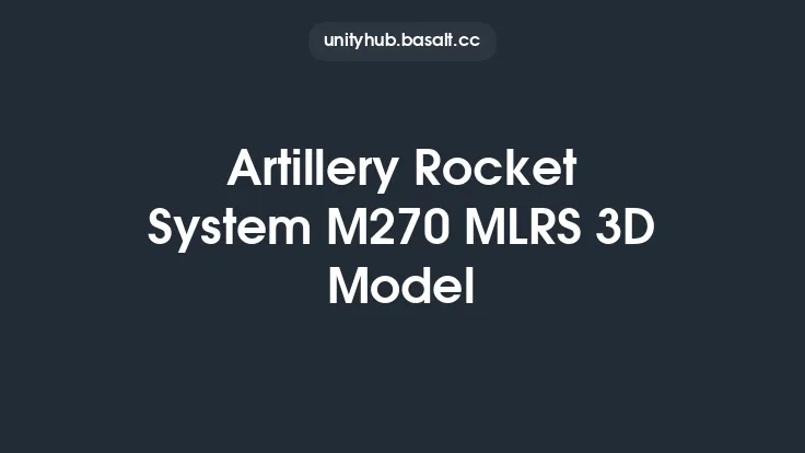 Artillery Rocket System M270 MLRS 3D Model Thumbnail