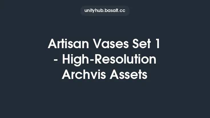 Artisan Vases Set 1 - High-Resolution Archvis Assets Thumbnail
