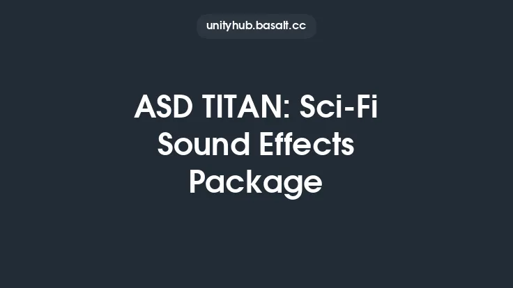 ASD TITAN: Sci-Fi Sound Effects Package Thumbnail