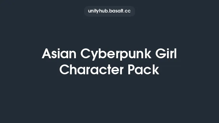 Asian Cyberpunk Girl Character Pack Thumbnail