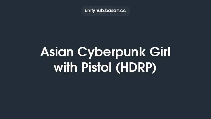 Asian Cyberpunk Girl with Pistol (HDRP) Thumbnail