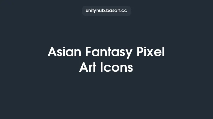 Asian Fantasy Pixel Art Icons Thumbnail