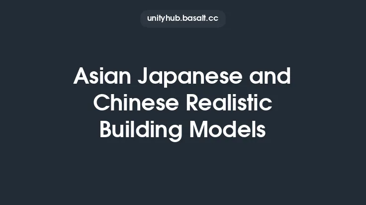 Asian Japanese and Chinese Realistic Building Models Thumbnail