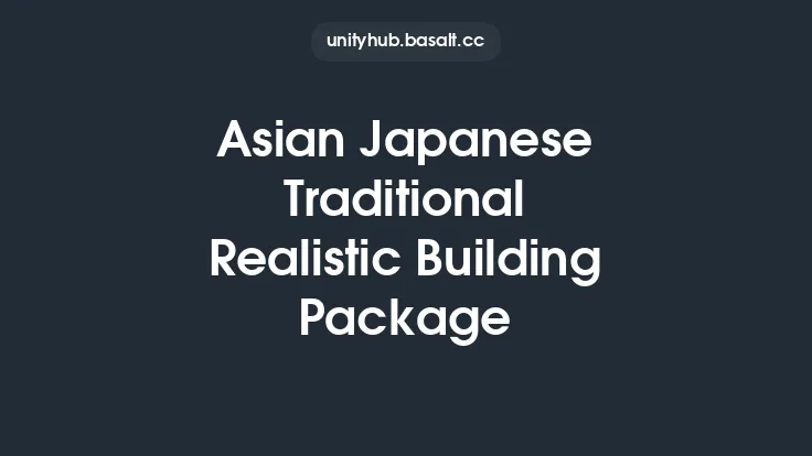 Asian Japanese Traditional Realistic Building Package Thumbnail