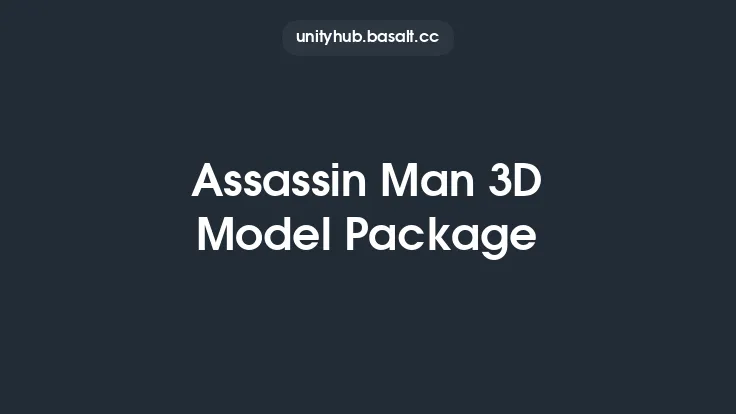 Assassin Man 3D Model Package Thumbnail