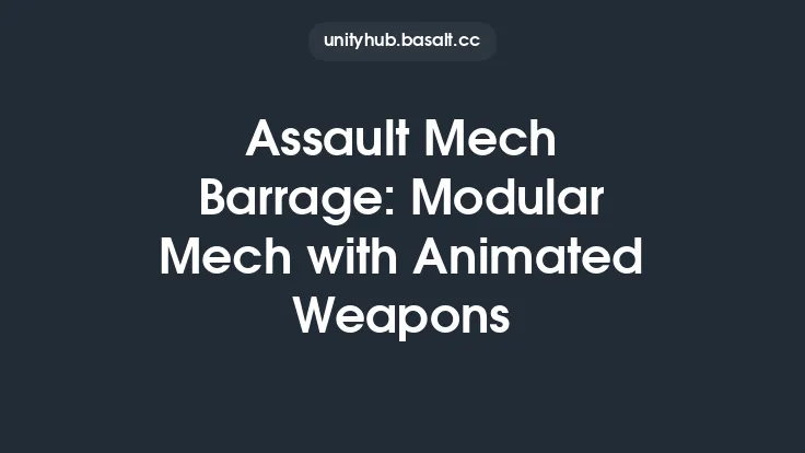 Assault Mech Barrage: Modular Mech with Animated Weapons Thumbnail