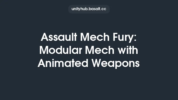 Assault Mech Fury: Modular Mech with Animated Weapons Thumbnail
