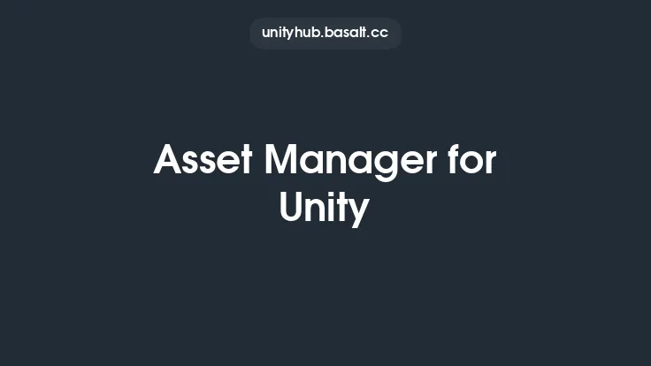 Asset Manager for Unity Thumbnail