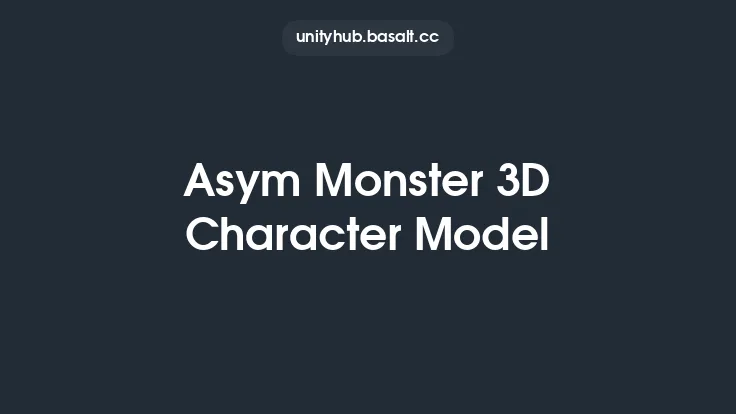 Asym Monster 3D Character Model Thumbnail