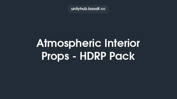 Atmospheric Interior Props - HDRP Pack Thumbnail