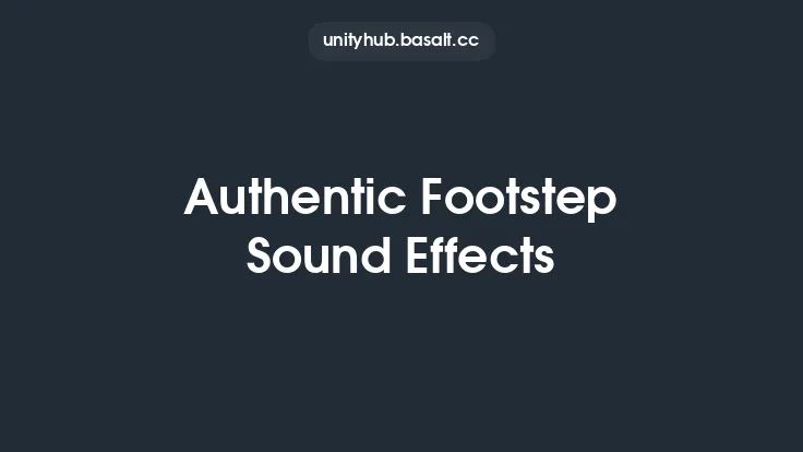 Authentic Footstep Sound Effects Thumbnail