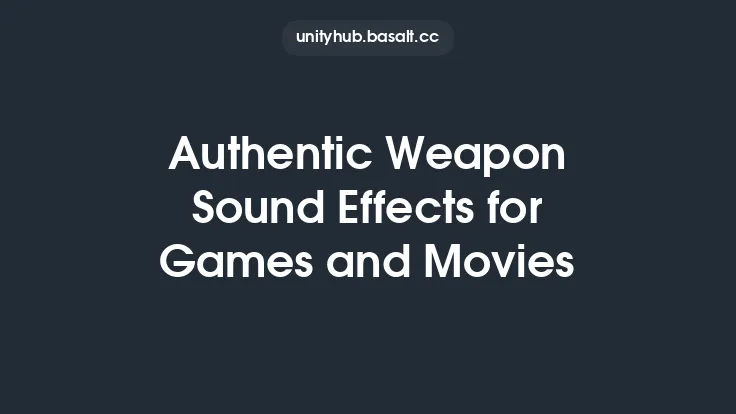 Authentic Weapon Sound Effects for Games and Movies Thumbnail