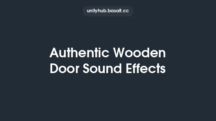 Authentic Wooden Door Sound Effects Thumbnail