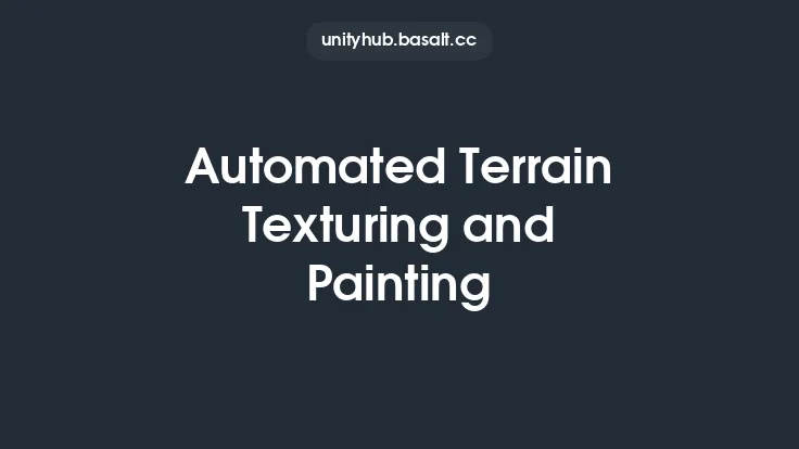 Automated Terrain Texturing and Painting Thumbnail