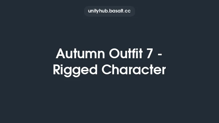 Autumn Outfit 7 - Rigged Character Thumbnail